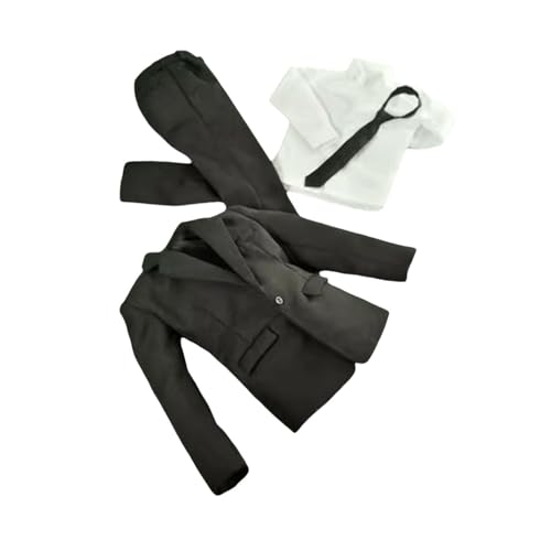 Costume pour figurines articulées de 30 cm manteau noir 1/6 harayaa
