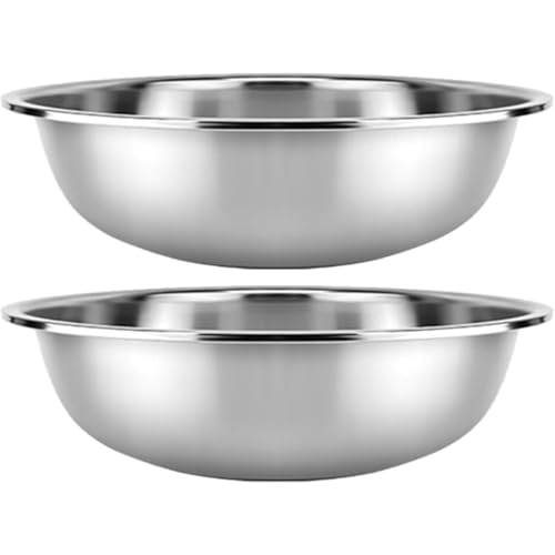 BGERSAL �X�e�����X �{�E�� �~�L�V���O�[�^ ���� �ϔM ���ΑΉ� 2�� ��ؐ� ���ʊ� ���[ �����p �L�b�`���c�[�� (28x28x7.8cm)