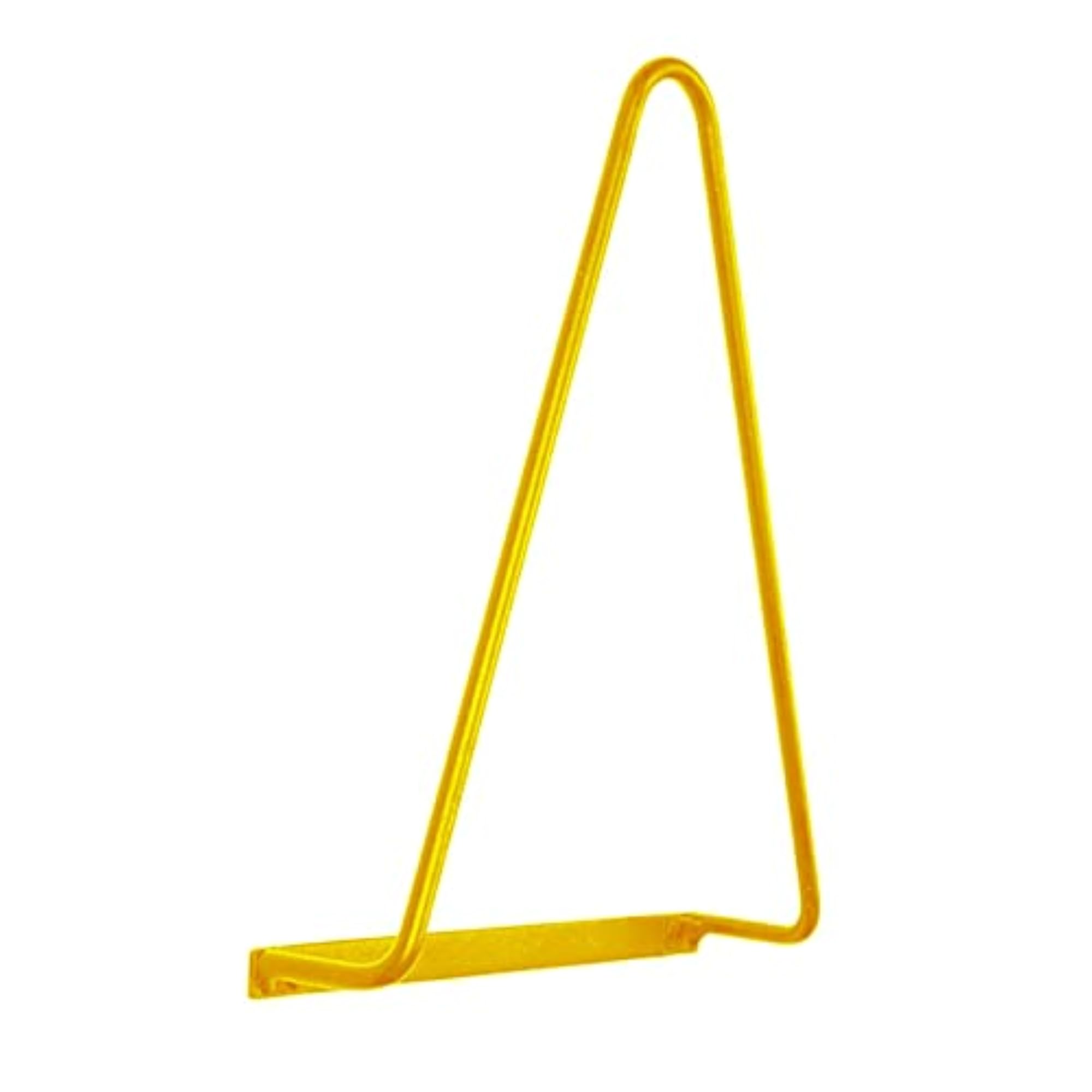 Triangle Wall Mounted Magazine Rack, Golden