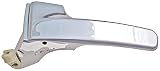 APDTY 92753 Interior Door Handle - Front Left, Rear Left - Chrome Replaces 68033461AA