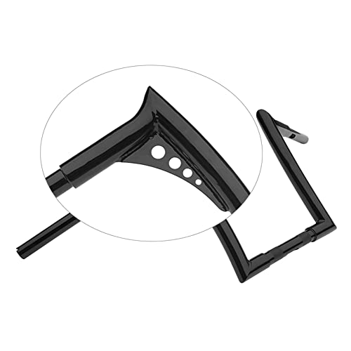 10" Rise 1.25" Ape Hanger Handlebar Fit For Harley Toutring Road King #TOP2