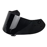 TORC Unisex-Adult T14B T14 Mako Flag Visor Bluetooth Integrated Full Face Helmet Shield (Dark Smoke), Free size