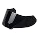 TORC Unisex-Adult T14B T14 Mako Flag Visor Bluetooth Integrated Full Face Helmet Shield (Dark Smoke), Free size