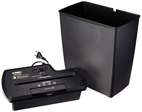 Fragmentadora de papel Aurora tiras 8 folhas+ cartão+CD/DVD 127V