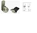 Magnetic Cam Lock Kit in Nickel Finish 7/8 Inches