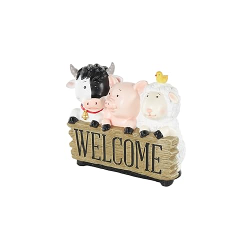 Escultura Polystone Animales de Granja 11" x 5" x 9" miniatura 7