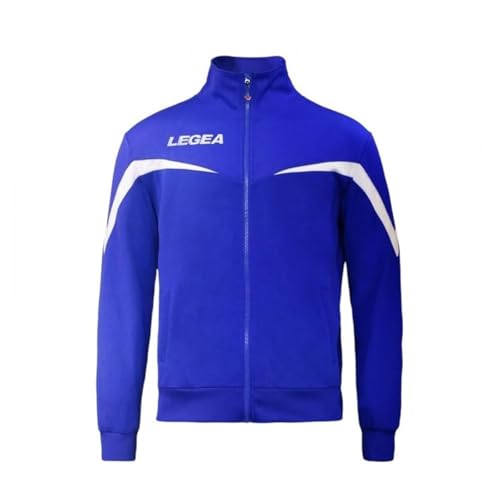 LEGEA Chaqueta Moscú Giacca Mosca, Blu Chiaro-Bianco, XXL Unisex-Adulto