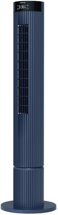Mistral MFD4389DRW DC Turbo Tower Fan showing convertible height options