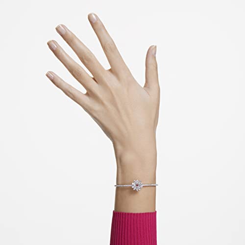 Swarovski Eternal Flower Bangle, Flower, Pink, Mixed Metal Finish #TOP5