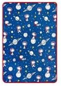 Peanuts Snoopy and Woodstock Astronauts in Space Flannel Fleece Throw Blanket | Soft Cover for Sofa, Bed | 45 x 60 Inches