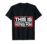 This is Exactly What I Voted for 47th President Conservative T-Shirt