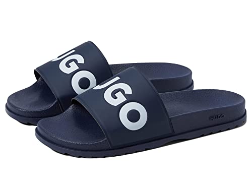 Image of HUGO mens Big Logo Slide Sandals
