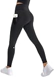 GymCope Leggings for Women with Tummy Control, 3 Pockets Yoga Pants, Non-See-Through Fabric for Yoga, Running, Gym
