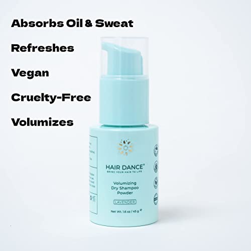 Dry Shampoo Powder | Non-Aerosol | Natural & Organic | Jumbo Size | Made In Usa, No Benzene, Vegan, Cruelty Free, For All Hair Colors, Talc Free | Lavender Oil Scent | 1.6 Ounce-Sustainable Packaging #TOP3