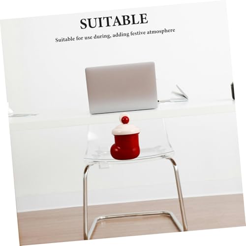 Papelera Mini Botín Santa Claus Rojo Compacta miniatura 6