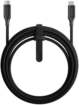 NOMAD USB-C Cable 3.0M Carbide, Fast Charging Cord with Kevlar, USB C to USB C Cable Fast Charging, 240W USB-C PD, Type C to Type C Fast Charging Cable, Electroplated Metal Connectors - 1