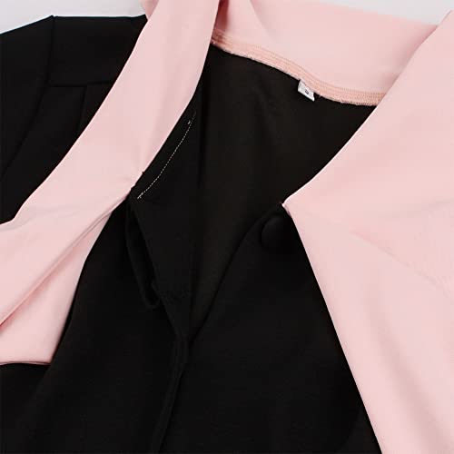 Image of 1950s Dresses for Women Vintage Rockabilly Retro Short Sleeve Tie Midi Dress Cocktail Party Evening Prom Gown