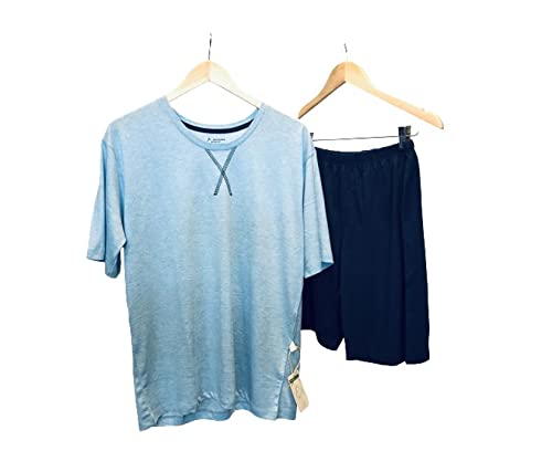 Conjunto Pijama Masculino Viscose De Bambu Azul Mesclado da Bamboo World (Adulto M)