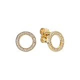 SHENGXINA Aretes Mujeres Pendientes Joyería Fit Original Retro Accesorios Bricolaje Diseñador 925 plata esterlina de plata fina joyerry encanto Aretes hombre(Champagne)