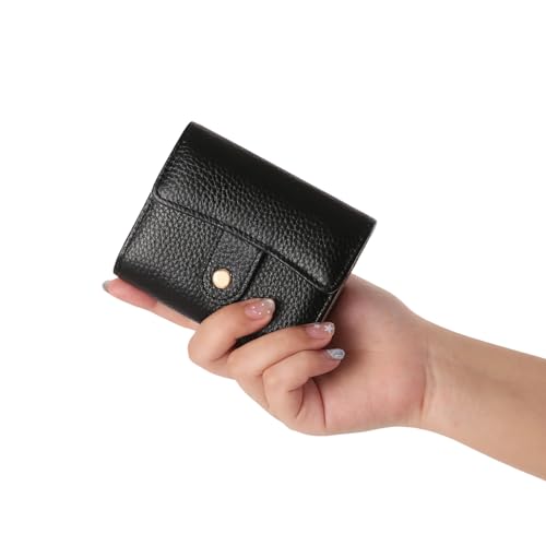 Image of GOIACII Women's Credit Card Holder RFID Blocking Genuine Leather Black