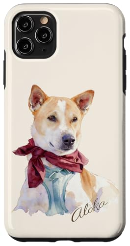 Aloka – The Walk for Peace Dog Spreading Hope Aquarelle Coque pour iPhone 11 Pro Max