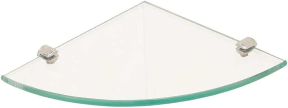 Bathroom Corner Shelf 2pcs Shelf Corner Ware Wall Mounted Floating Shelves Wall Mounted Bookshelf Wooden Corner Shelf Sucker Shower Rack Sector Shower Shelf no Drilling Corner