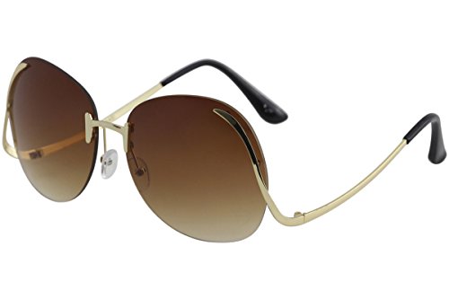 Yaaas! Women's 6630 A Gold With Tea Gradient Lens Fashion