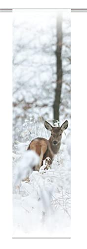 Home fashion Schiebewand, Stoff, Natur, 245 x 60 cm