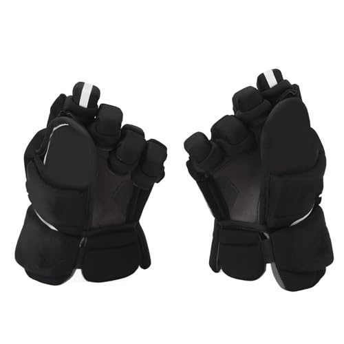 Luvas de Hóquei, Design de Malha de Respirabilidade, Polegar Curvo, Luvas de Hóquei No Gelo para Hóq