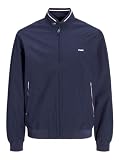 cazadora de cuero hombre jack jones Puños : Puños acanalados JACK & JONES Cazadora para hombre, Seaborne, M