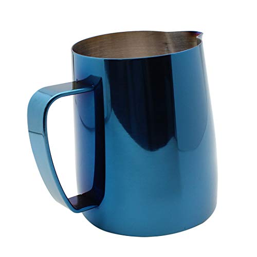 Dianoo Jarra De Espuma De Leche De Acero Inoxidable Chapada En Titanio Arte Latte Crema Taza De Café Latté Capuchino… - Imagen 5