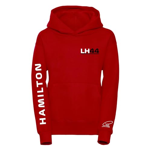 Image of Studio 24 Limited Edition Lewis Hamilton Hoodie 2025 NEW COLOURS Signature Collection Hooded Sweater 44 Racing Hoody Free UK Shipping (S, Red)
