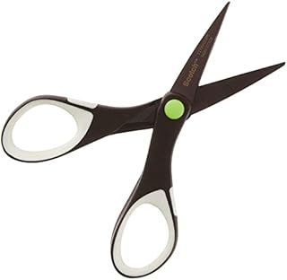 3M Scotch Precision Ultra Edge Titanium Non-Stick Scissors, Multi-Colour, 1.27 x 6.68 x 20.62 cm
