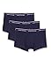 Produktbild Tommy Hilfiger Herren 3er Pack Boxershorts Low Rise Trunks Baumwolle, Blau (Peacoat), XL
