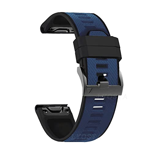 Correa de silicona 22mm para reloj Garmin Fenix 6 Pro recambio de liberación rápida