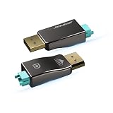 RUIPRO Modulo di interfaccia DisplayPort staccabile, DP 1.4, 8K @ 60Hz / 4K @ 144Hz MPO femmina a femmina cavo in fibra ottica completo