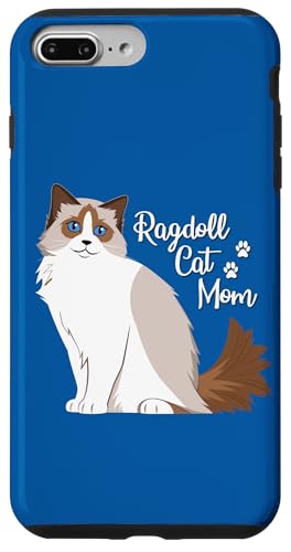 Womens Girls Cute Funny Ragdoll Cat Mom Lover �X�}�z�P�[�X iPhone 7 Plus/8 Plus �p