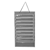 Harilla Exhibición de cinturón de Taekwondo a Prueba de Polvo Estante Duradero Fieltro Colgante de Pared Adultos cinturón de Artes Marciales Soporte de, Gris