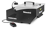 BeamZ ICE1200 MKII Bodennebelmaschine 1200 Watt für Bodennebel, Boden Nebelmaschine mit Kabel Fernbedienung, Rauchmaschine für Boden Nebel, Party, Geburtstage, Halloween und Hauspartys