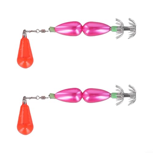 ZYNCUE Anzuelos de metal de 90 mm para pesca – Terminal de gancho de pulpo, resistente al desgaste, juego de 2 piezas