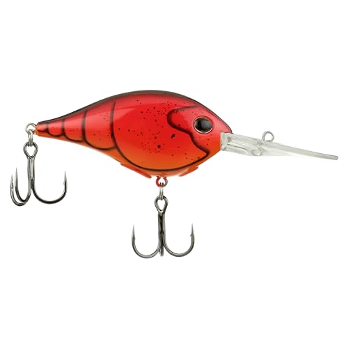 Berkley Dime Freshwater Fishing Lure, Special Red Craw, 3/4oz, Authentic Balsa-Like Action, Equipped with Sharp Fusion19 Hook, Ideal for Bass Fishing