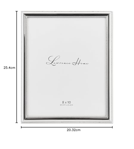 Cadre photo argenté perles 20x25 Lawrence Frames de prestige - 6