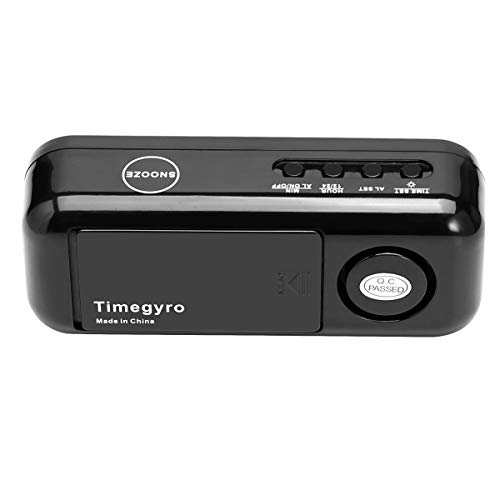 Timegyro Small Digital Clock Battery Operated, LED Travel Alarm Clock Battery Powered with Snooze, Cordless, Brightness Adjustable, 12/24Hr, Easy to Use - Thumbnail 7