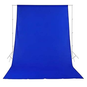 Hanumex Han172 Royal Blue Color 8x10.5 ft Backdrop Lycra Background (Royal Blue)