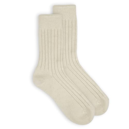 Image of 92% Merino Wool Socks Crew Cozy Heavyweight Home Travel Outdoor Super- Soft Socks, 100% Made in Mongolia
