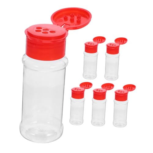 BEBEMOKO 6piezas Botella De Especias Para Cocina Dosificadores De Sal y Pimienta Contenedores Multi-funcionales Para Condimentos Almacenamiento Práctico y Conveniente