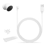 Itramax Cavo Piatto per Google Nest Cam Batteria 2ª Gen,6M/20FT Cavo Lungo