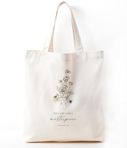 Christian Bible Verse Tote Bag for Women