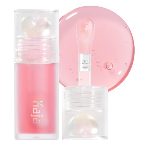 Kaja Juicy Glass Lip Plumping Oil | 01 Rose Hip Spritz | Hydrating, Feel Plumped and Lightweight with Vitamin Tree Fruit Oil, Vegan, Cruelty-Free, Clear Tint Stain Shine Gloss Plumper