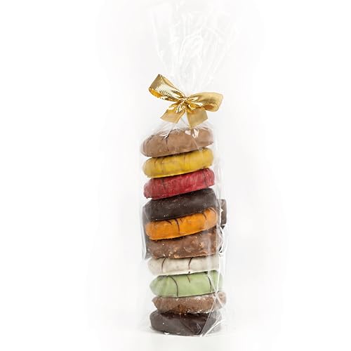 Nusselt Lebkuchen Probierpaket – Bunter Mix mit 10 verschiedenen Sorten | Vielfalt im Mini-Format | Nürnberger Elisenlebkuchen | Frisch & Handgefertigt | Edle Geschenkidee | 250g